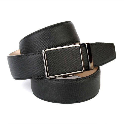 Anthoni Crown Herren 37D10 Gürtel, Schwarz (Schwarz 010), 100