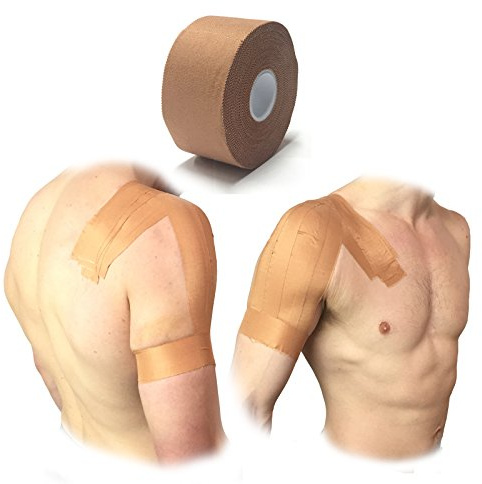 1 Rolle Steroplast Premium stabilem Tan Schulter/Knöchel Immobilisierung Rayon Stoff Umreifung Zinkoxid Tape 3,8 cm x 13,7 m