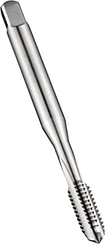Dormer E237M8 Series E237 HSS-E-PM Straight Flute Left Had Machine Tap Metric with Bright Finish, DIN371 Standard, M8 x 1.25 mm Thread, 90 mm Length