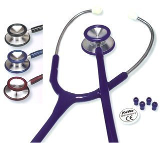 KaWe-Standard-Prestige Stethoskop 56cm burgunder, Stethoskope, Otoskope