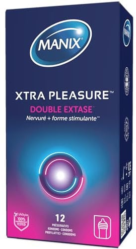 Manix Xtra Pleasure Kondome, 1er Pack (1 x 12 Stück)
