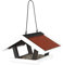 Trixie 55804 natura Futterhaus zum Hängen, 30 × 18 × 28 cm, schwarz/weiß