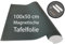 Cuadros Lifestyle Tafelfolie 100 x 50 cm | Magnetisch und selbstklebend - Vinyl- Kreidefolie | Magnettafel | inkl. Kreide + Neodym-Magnete | Tafel 100x50 cm Grau