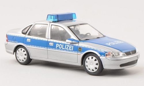Opel Vectra B, Polizei, Modellauto 1:43, Fertigmodell, SpecialC.-40, ohne Magazin, für Erwachsene, 10-15 cm, Kunststoff, unpowered, unisex, Fahrzeug