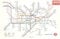 Robert Frederick London Underground Map 1000 Piece Jigsaw Puzzle 750mm x 500mm (rf)