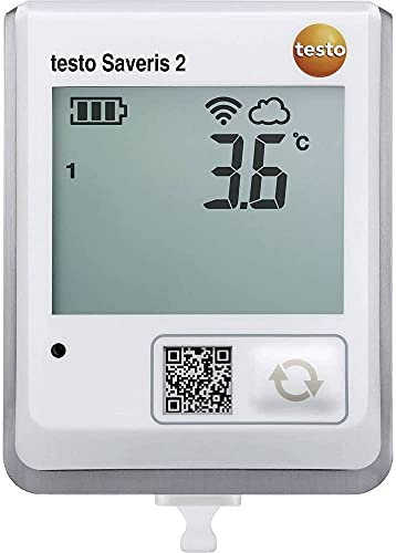 testo - Saveris 2-T1 - 0572 2031 - Funk-Datenlogger, integrierter NTC-Temperaturfühler zur Überwachung von Temperatur
