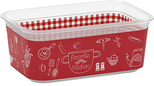 Kis 8428200 1926 01 Aufbewahrungsbox Chic Box Premium Kitchen, 3 L, Plastik, Mehrfarbig, 24 x 17,5 x 10 cm