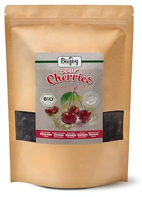 Biojoy Amarene essiccate BIO (1 kg), snocciolate e senza zolfo