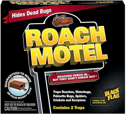 Black Flag Roach Motel Traps, 2-Count, 1-Pack