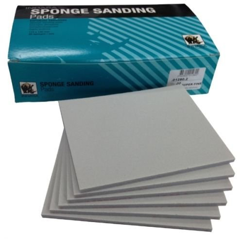 Pack of 20 Indasa 115x140 mm Sponge Pads Metal-Free Abrasive Pads Various Grits