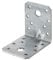 Alberts 330330 Schwerlast-Winkelverbinder mit Sicke | sendzimirverzinkt | 70 x 70 x 55 mm | 12er Set