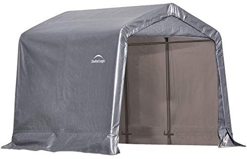 ShelterLogic Foliengerätehaus Gartenhaus Unterstand Allzwecksgarage Universalgerätehaus in-a-Box 5,76m²