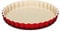 Le Creuset Molde para tartas, diametro 28 cm, Cerámica de gres, Cereza