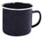 Milestone Camping Enamel Travel Mug/Ideal for Camping, Hiking, Fishing, Travels & More/Black Colour Mug