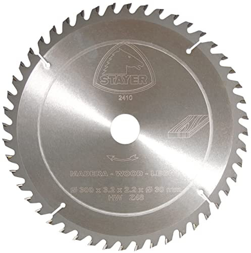 Stayer Disco Widia PROFESIONAL para madera Ø 300 x 30 / Z-48 ST