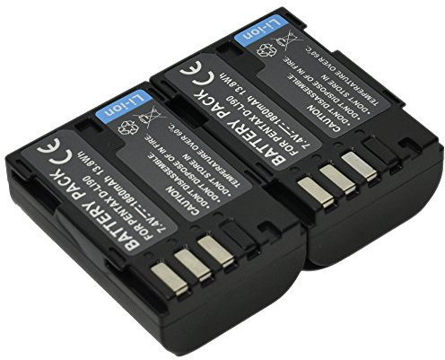 BTBAI® - Batteria di tipo D-BC90 DBC90 per fotocamere Pentax D-Li90, DLi90, D-L190, DL190, D-Li90P, DLi90P, 645, 645D, 645Z, K-01, K01, K3II, K3, K5, K7, K-3, K-5, K-7, II, IIs; in confezione da 2