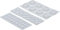 BGS Diy 80866 | Elastikpuffer-Satz | 46-tlg. | transparent | selbstklebend | Ø 7,9 - 12,7 - 19 mm | Schutzpuffer / Anschlagdämpfer / Anschlagpuffer