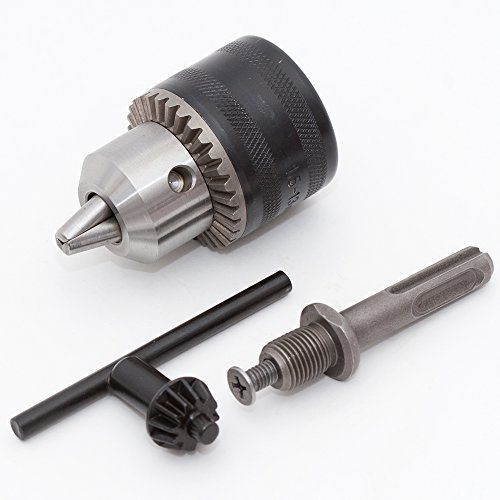 Zahnkranzbohrfutter 1,5-13 mm Bohrfutter mit Schlüssel und SDS Plus Adapter