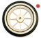 Radio Flyer Tricycle Replacement Rear Wheel/Tire (Fits Models 33 34 34B 34T)