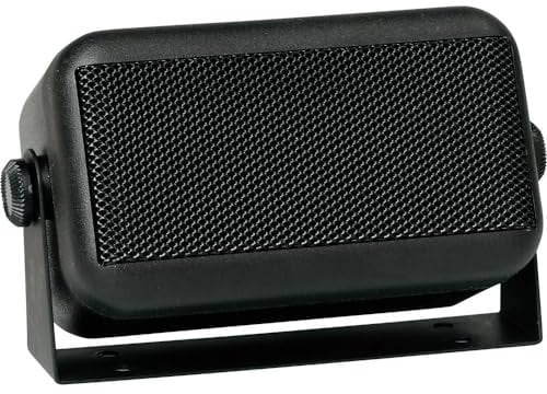 Albrecht CB 250 Funklautsprecher, 5W, 180Hz-12kHz Frequenzbereich, 3.5 mm Stecker, Inklusive Montagesatz, schwarz, 7117
