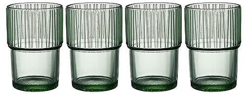 BITZ Kusintha Caféglas 12,5 cm 38 cl 4 Stck. Grün