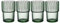 BITZ Kusintha Caféglas 12,5 cm 38 cl 4 Stck. Grün