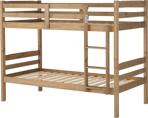 Seconique Panama 3' Single Bunk Bed in Natural Wax