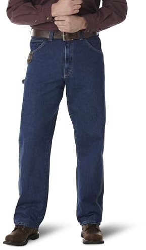 Wrangler Riggs Workwear Men's Work Horse jeans, Antique Indigo,38W x 34L