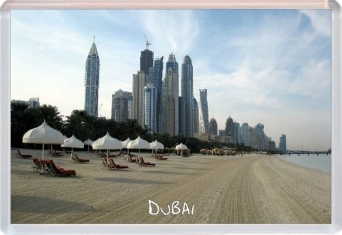 Dubai - United Arab Emirates - Jumbo Fridge Magnet Gift/Souvenir/Present