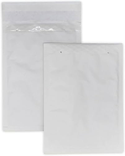 100 Stück Gr. C/3 Luftpolstertaschen Versandtaschen Umschläge [ 150 x 215 mm ] Weiß DIN A5/B6+ Briefumschlag dimapax