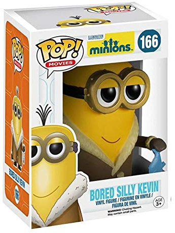 Funko POP Movies: Minions Figure, Bored Silly Kevin
