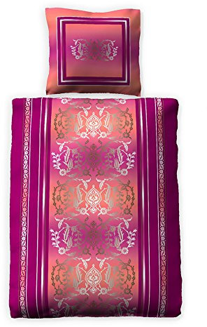 jilda-tex Satin-Bettwäsche Barock 2tlg. (135x200 cm)