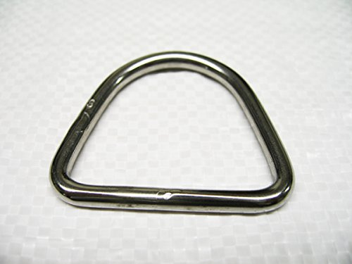 Stainless Steel D Ring 5MM x 45MM (Rigging Hardware Webbing Buckles)