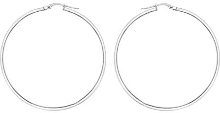 Tuscany Silver Damen Sterling Silber Hoop Ohrringe