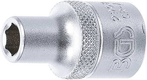 BGS 2908 | Llave de vaso hexagonal | entrada 12,5 mm (1/2) | 8 mm