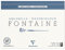 Clairefontaine 96422C Malblock, 4-seitig verleimt Aquarellpapier Torchon Wolke, Fontaine/Hadern, 30 x 40 cm, 15 Blatt, 300 g Packung, weiß