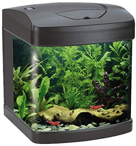 Wave Amtra Laguna XCUBE 26 LED Schwarz - Aquarium komplett mit LED-Beleuchtung und Filter/cm 31x32x37 / 26 Liter