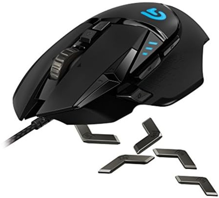 Logitech G502 mouse USB Ottico 12000 DPI