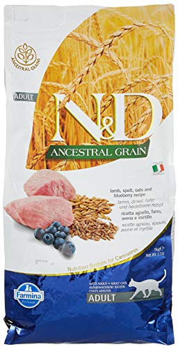 Farmina - Farmina N&D Cordero y Arándano Adult Cat Low Grain - 1081-5 Kg.