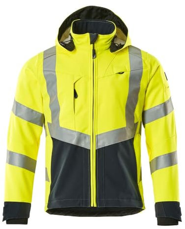 Mascot Softshelljacke Blackpool, 1 Stück, L, gelb/schwarz-blau, 15502-246-17010-L
