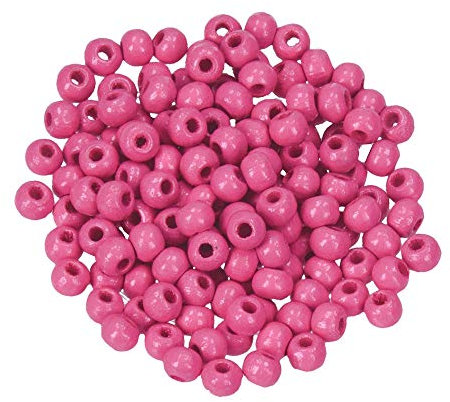 EFCO 1401032 Lot de 30 perles en bois Rose clair 12 mm
