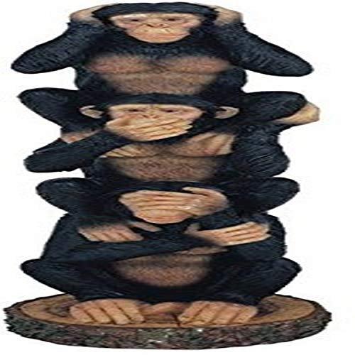 George S. Chen Imports Affen See Hear Speak No Evil Sammlerfigur Statue (Set von 3)