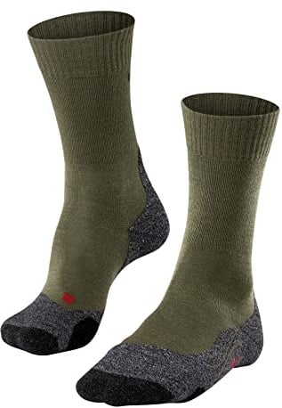 FALKE Men's TK2 Hiking Socks Medium Cushioning Anti Blister Warm Mid-Calf