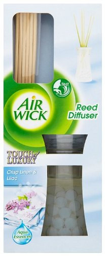 Air Wick Reed Diffuser Crisp Linen & Lilac 50ml (Pack of 5) – Long-Lasting Home Fragrance with Essential Oils