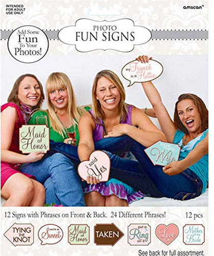amscan Game Bridal Shower Signs