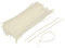 Sourcingmap 200mm x 2mm Serre-câbles en Nylon Garniture Zip Câble Emballage Bracelet Cordon Attache Boucle Blanc 500pcs