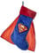 Kurt Adler 48,3 cm Superman Aufnäher Weihnachtsstrumpf mit Kap