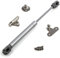 SO-TECH® Klappenbeschlag Gasdruckfeder für Klappen | 150 N (15 kg) | Länge 268 mm | Gasdruckdämpfer KOMPLETT SET