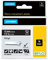 DYMO Rhino-Industrie-Vinyletiketten | 12 mm x 5,5 m | weiß auf schwarz | selbstklebendes Schriftband | für DYMO Rhino und LabelManager Beschriftungsgerät