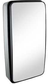 HELLA 8SB 501 325-002 Außenspiegel - 24V - verstellbar - elektrisch | Kunststoffgehäuse - schwarz - Breite: 206mm - Höhe: 383mm - beidseitig